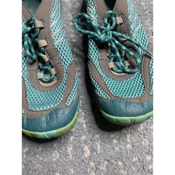 Merrell Pace Glove Women's Sz 7.5 Shoes Green Minimalist Barefoot Sneakers - Picture 2 of 7